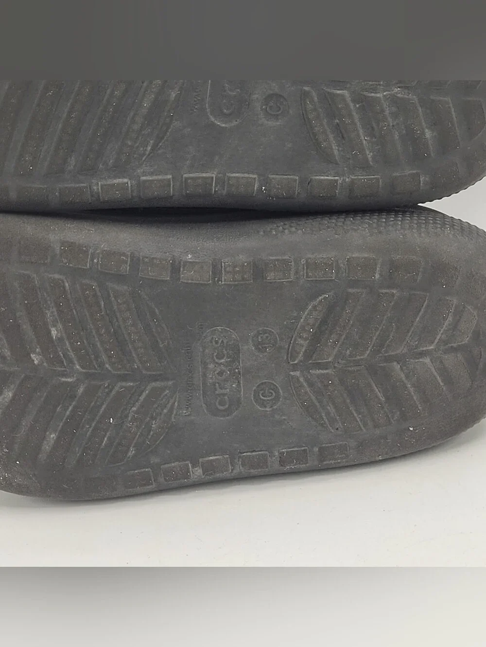Crocs Black Platform Clogs Size 13